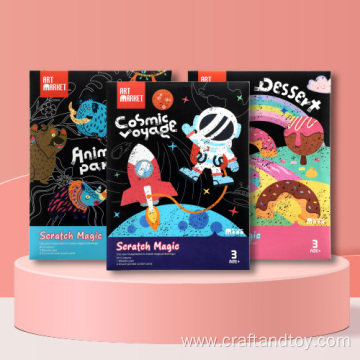 hot selling scratch magic dessert